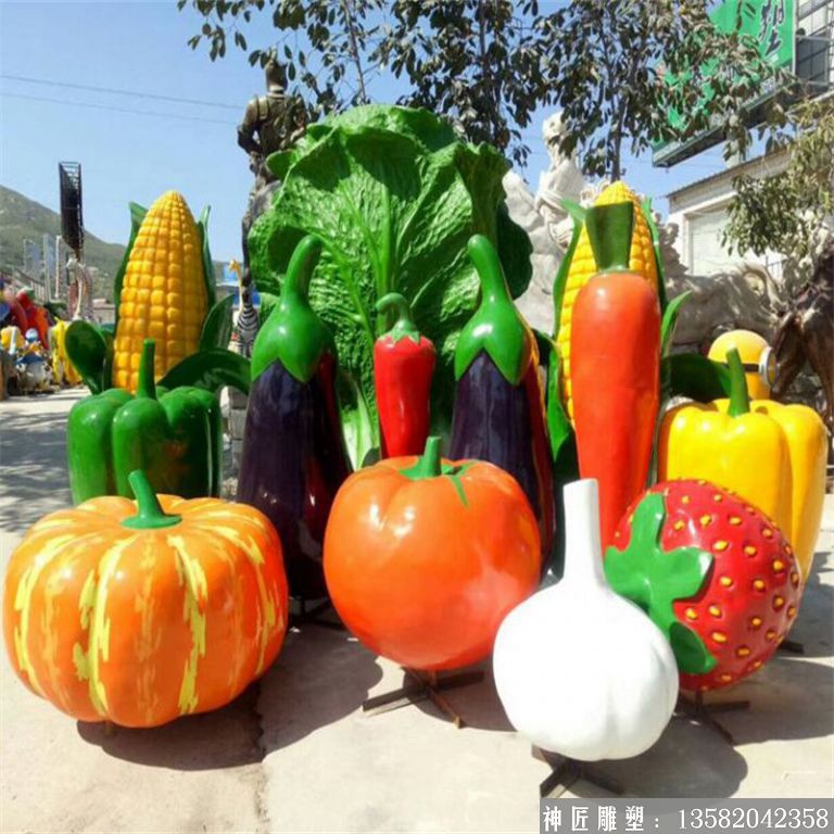 水果蔬菜雕塑